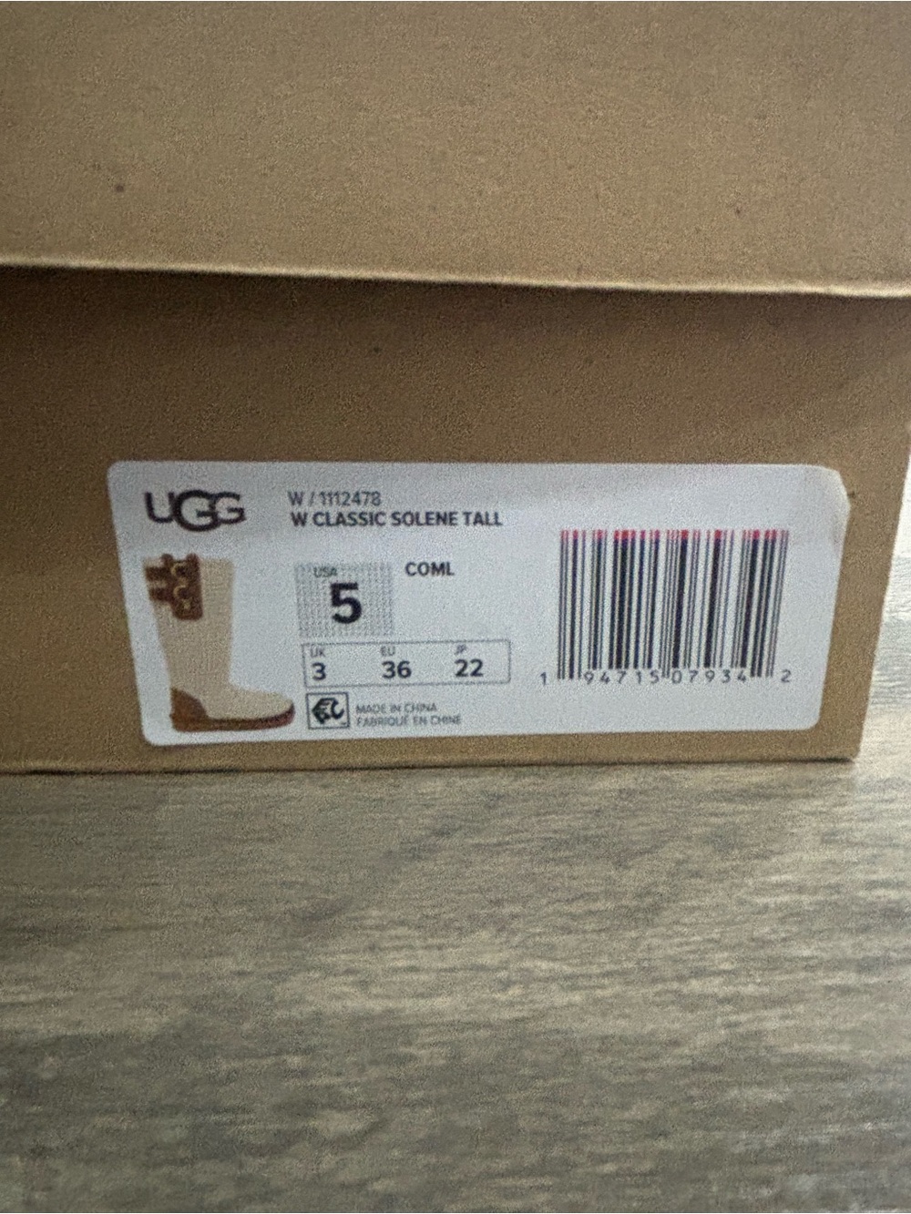 BNIB UGG Classic Solene Tall Convertible Boots - US 5 - Picture 10 of 10